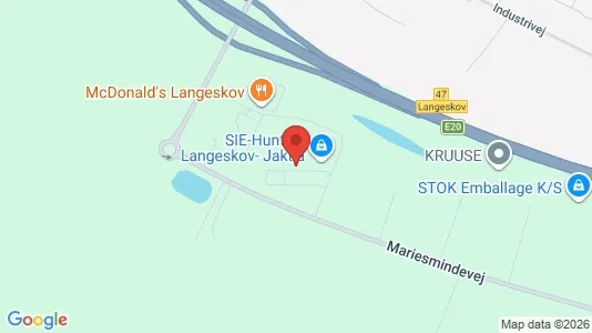 Kontorlokaler til leje i Langeskov - Foto fra Google Street View