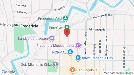Kontorlokaler til leje i Fredericia - Foto fra Google Street View