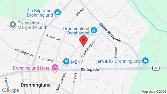 Kontorlokaler til salg i Dronninglund - Foto fra Google Street View