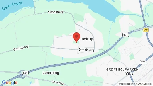 Kontorlokaler til leje i Viby J - kort over placeringen