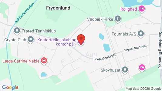 Kontorlokaler til leje i Vedbæk - Foto fra Google Street View