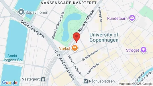 Erhvervslejemål til leje i København K - kort over placeringen