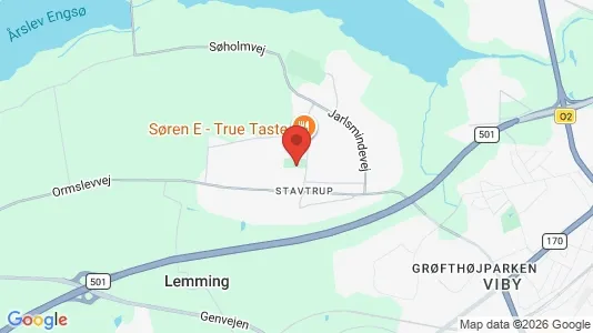 Kontorlokaler til leje i Viby J - kort over placeringen