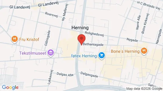 Kontorlokaler til leje i Herning - Foto fra Google Street View