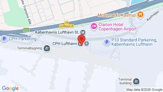 Kontorlokaler til leje i Kastrup - kort over placeringen