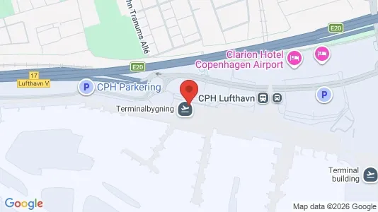 Kontorlokaler til leje i Kastrup - kort over placeringen
