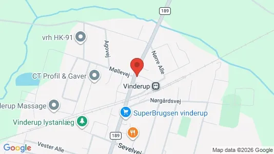 Boligudlejningsejendomme til salg i Vinderup - Foto fra Google Street View