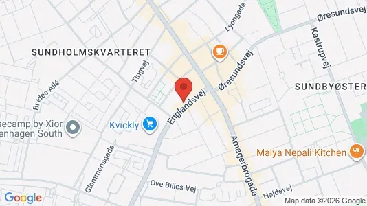 Kliniklokaler til leje i København S - Foto fra Google Street View