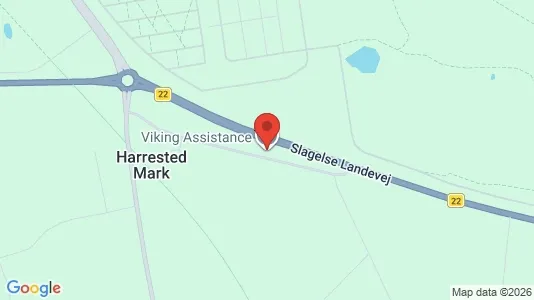 Erhvervsgrunde til salg i Slagelse - kort over placeringen