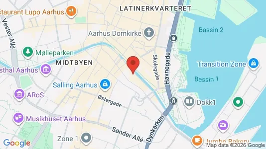 Kontorlokaler til leje i Århus C - Foto fra Google Street View