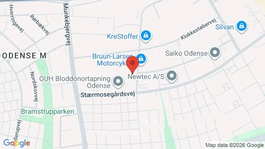 Erhvervslejemål til leje i Odense M - Foto fra Google Street View