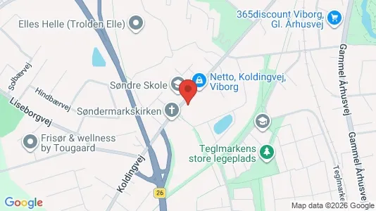 Kliniklokaler til leje i Viborg - Foto fra Google Street View