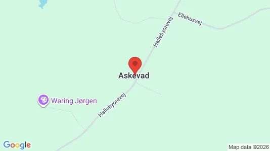 Lagerlokaler til leje i Jyderup - kort over placeringen