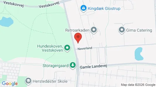 Kontorlokaler til leje i Glostrup - kort over placeringen
