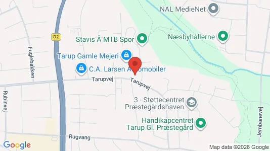 Lagerlokaler til salg i Odense NV - kort over placeringen