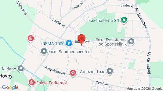 Kontorlokaler til leje i Faxe - Foto fra Google Street View