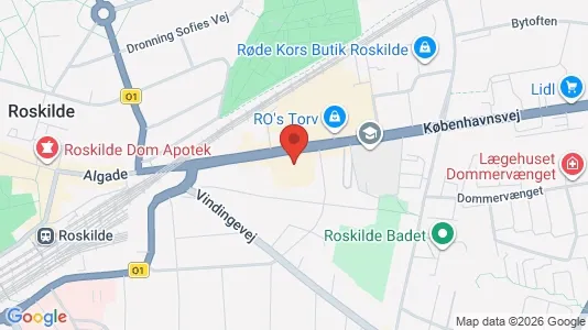 Lagerlokaler til leje i Roskilde - Foto fra Google Street View