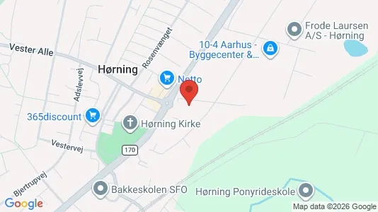 Lagerlokaler til leje i Hørning - Foto fra Google Street View