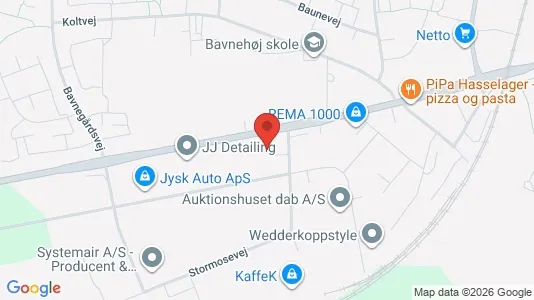 Kontorlokaler til leje i Hasselager - Foto fra Google Street View