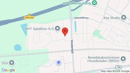 Lagerlokaler til leje i Hedehusene - kort over placeringen