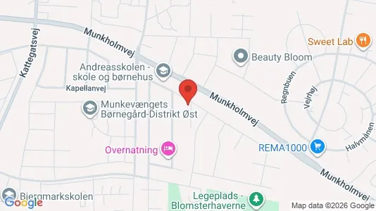 Erhvervslejemål til salg i Holbæk - kort over placeringen