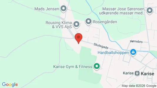 Erhvervsgrunde til salg i Karise - Foto fra Google Street View