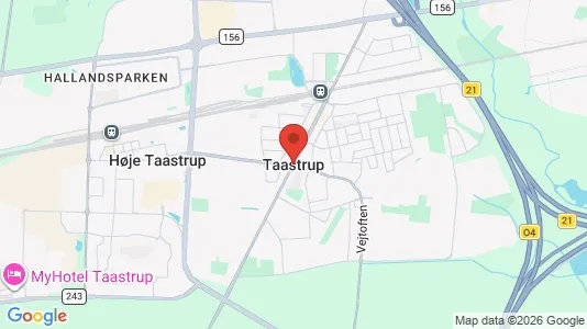 Butikslokaler til leje i Taastrup - Foto fra Google Street View