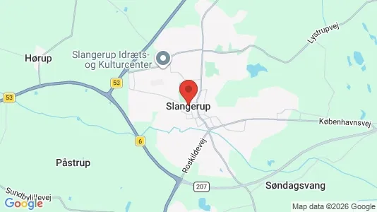 Erhvervslejemål til leje i Slangerup - Foto fra Google Street View