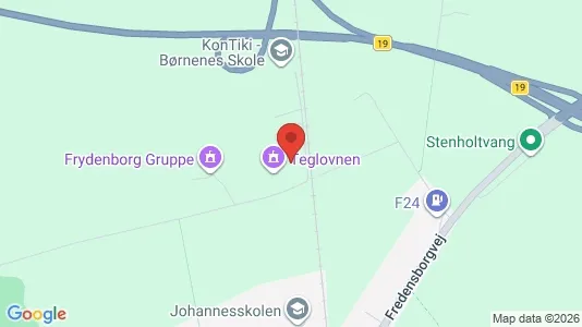 Kontorlokaler til leje i Hillerød - kort over placeringen