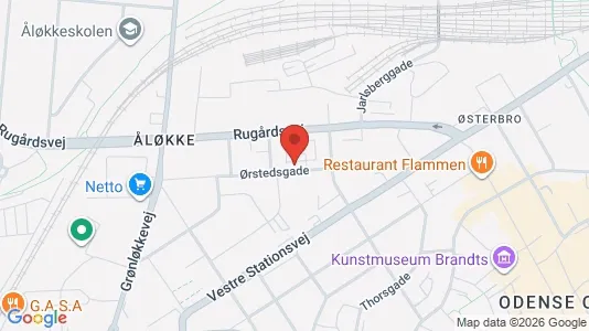 Kontorlokaler til leje i Odense C - Foto fra Google Street View