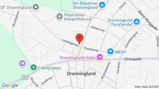 Erhvervslejemål til salg i Dronninglund - Foto fra Google Street View