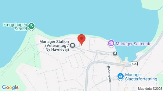 Erhvervslejemål til salg i Mariager - kort over placeringen