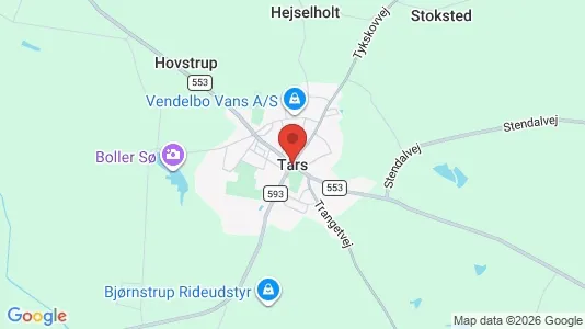 Erhvervslejemål til salg i Tårs - Foto fra Google Street View