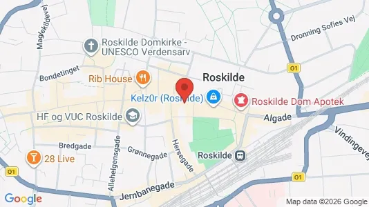 Kontorlokaler til leje i Roskilde - Foto fra Google Street View