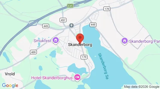 Butikslokaler til salg i Skanderborg - Foto fra Google Street View
