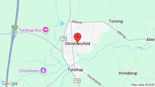 Butikslokaler til salg i Christiansfeld - Foto fra Google Street View