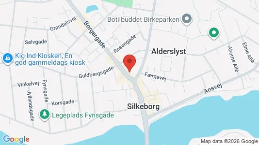 Kontorlokaler til leje i Silkeborg - Foto fra Google Street View
