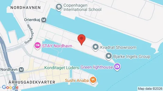 Kontorlokaler til leje i Nordhavn - Foto fra Google Street View