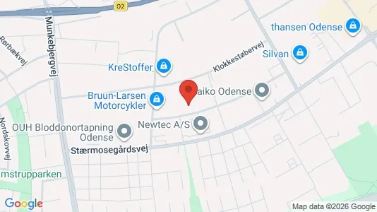 Lagerlokaler til leje i Odense M - Foto fra Google Street View