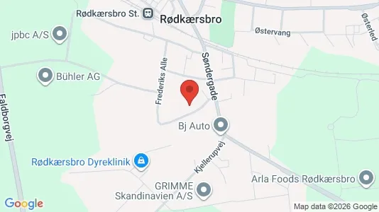 Lagerlokaler til leje i Rødkærsbro - Foto fra Google Street View