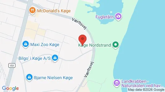 Erhvervsgrunde til leje i Køge - Foto fra Google Street View