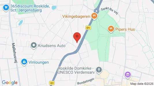 Kontorlokaler til leje i Roskilde - Foto fra Google Street View