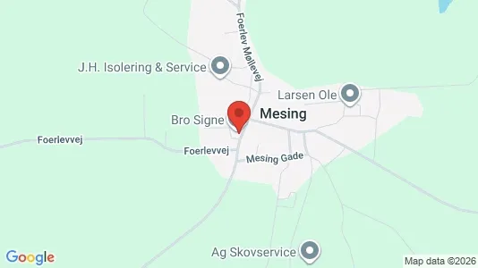 Boligudlejningsejendomme til salg i Skanderborg - kort over placeringen
