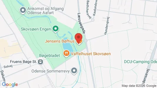 Erhvervslejemål til salg i Odense M - kort over placeringen