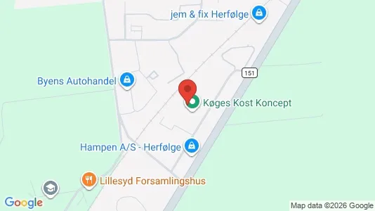 Lagerlokaler til salg i Herfølge - Foto fra Google Street View