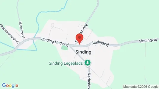 Lagerlokaler til leje i Silkeborg - kort over placeringen