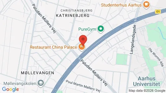 Kontorlokaler til leje i Århus N - kort over placeringen