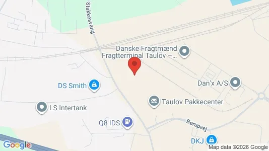 Lagerlokaler til leje i Fredericia - kort over placeringen