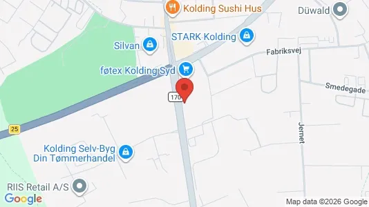 Kontorlokaler til leje i Kolding - Foto fra Google Street View