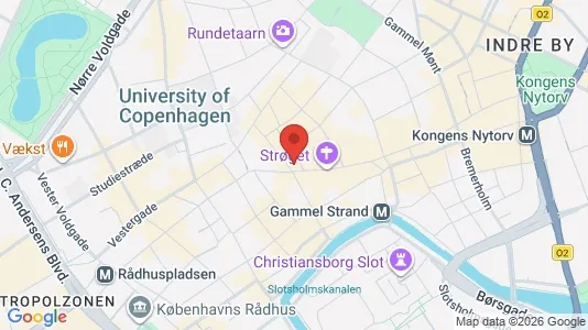 Kontorlokaler til leje i København K - kort over placeringen